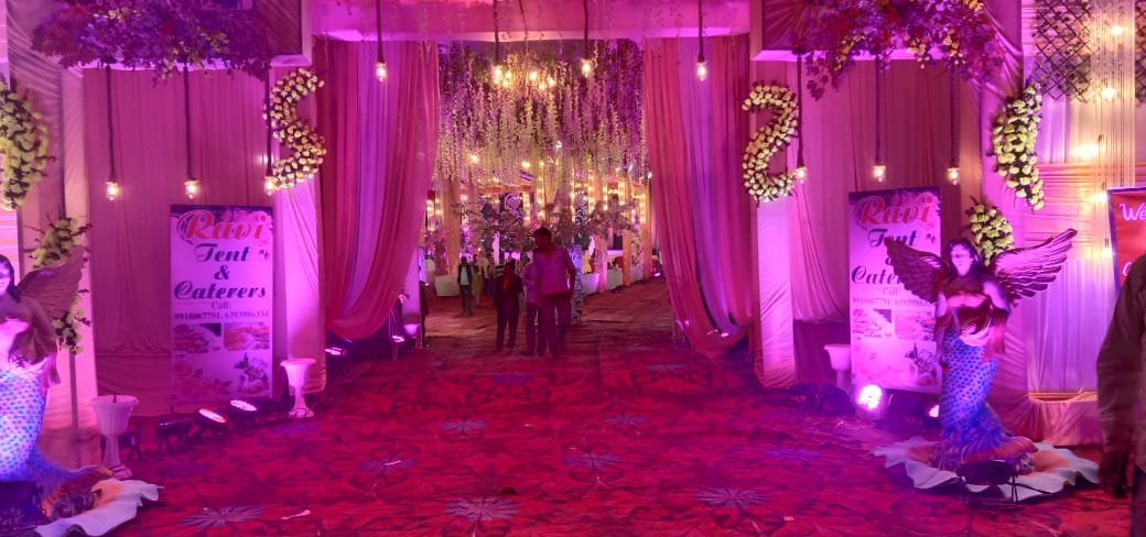 Tent and light decoration